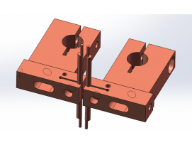 Clamp block for parallel spot weldingheads  Clamp block for parallel spot weldingheads